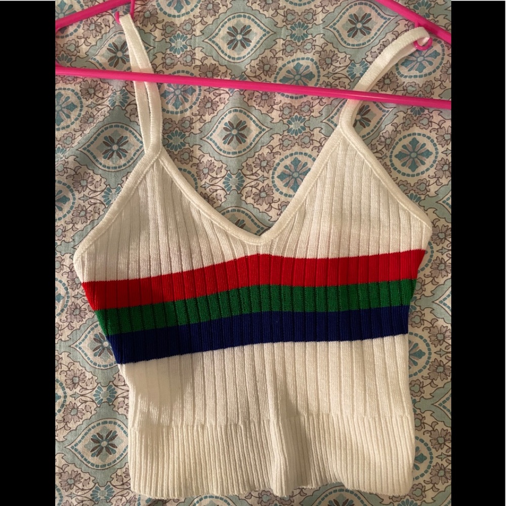 One size women’s fitted crop top